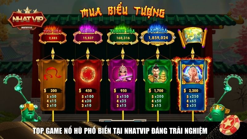 top game no hu truc tuyen Top 4 tựa game nổ hũ trực tuyến tại Nhatvip